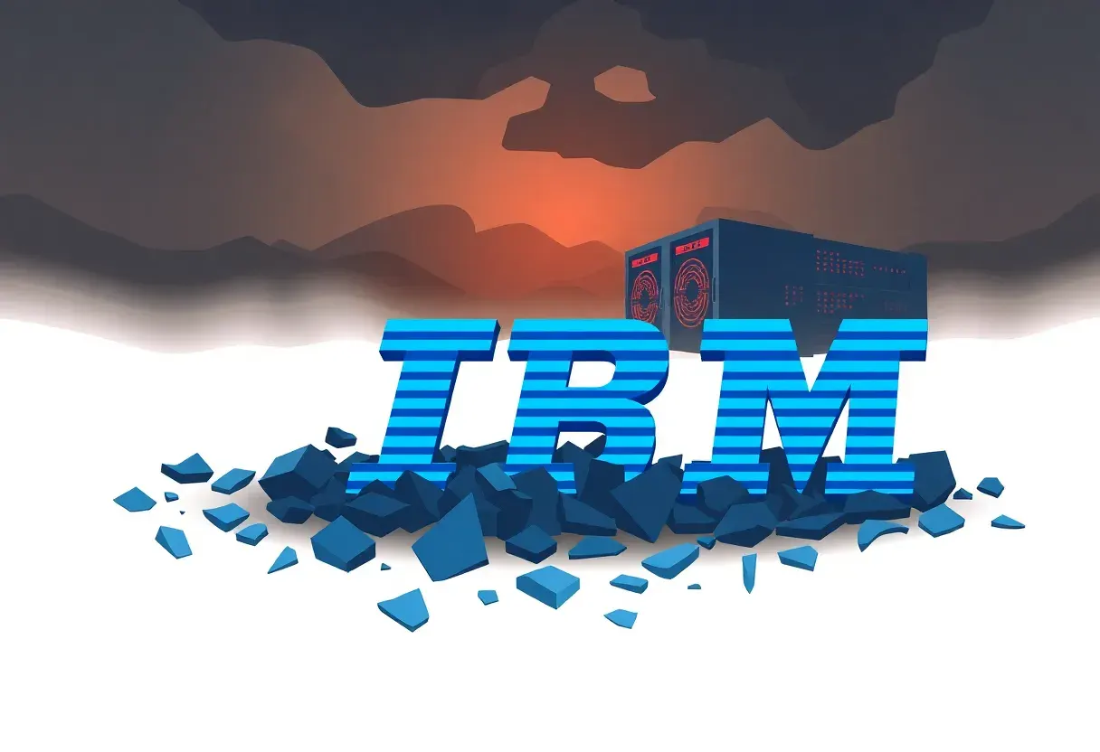 Акции IBM обрушились на 25% после провала контрактов из-за перехода клиентов на ИИ-оборудование