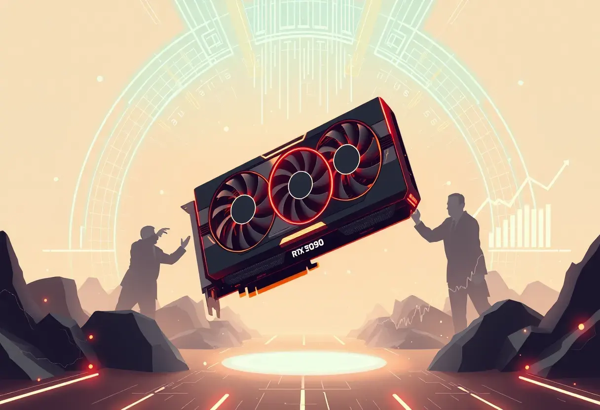Игровые видеокарты RTX 5090 стали дефицитом из-за спроса со стороны ИИ-компаний