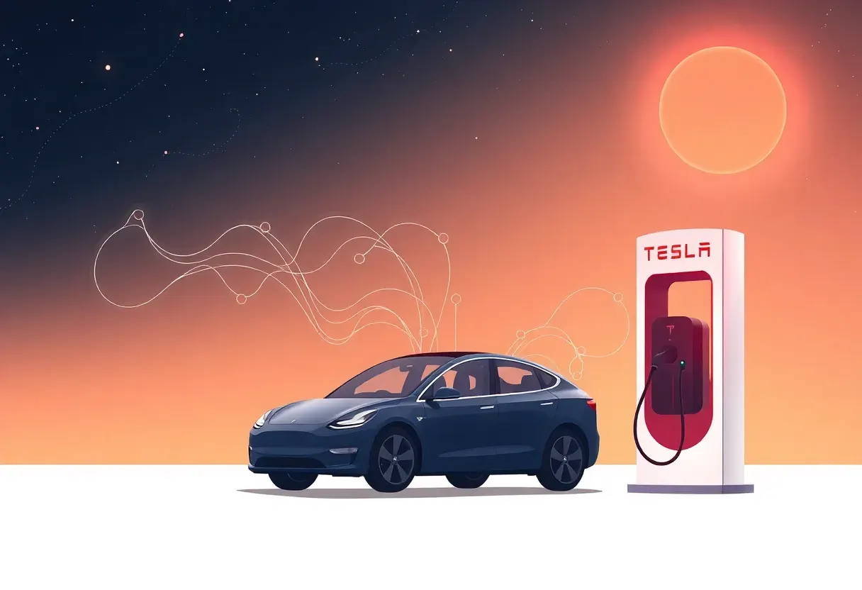 Илон Маск предложил использовать зарядные станции Tesla для суперкомпьютеров